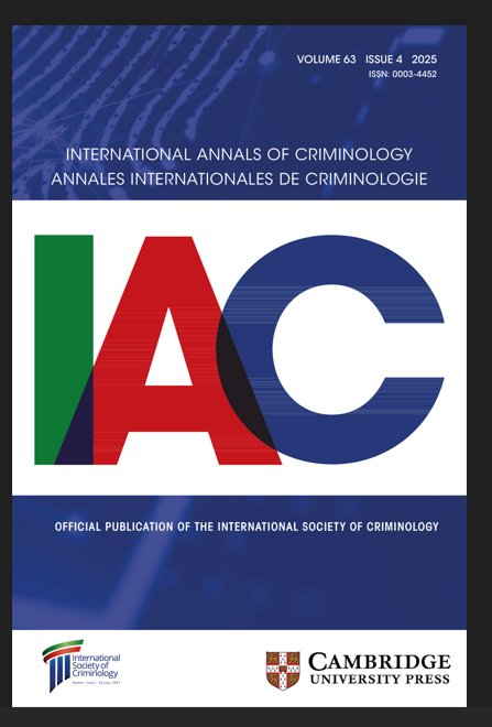 International Annals of Criminology cover